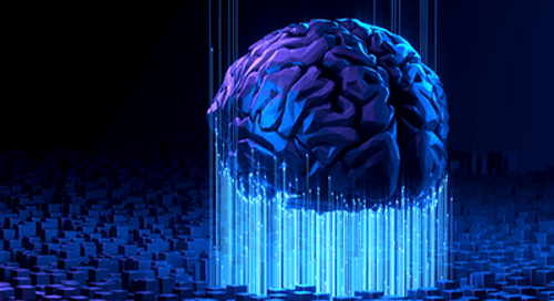 GCER Home Page Thumbnail image of floating brain with designed blue background